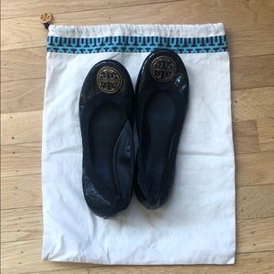 Tory Burch patent leather flats size 8